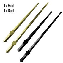 MCDFL-대형 벽시계 시계 메커니즘 기계식 화살표 벽화 액세서리 모델 거울 거실 산업, Gold Black_33.5cm 13.2inch