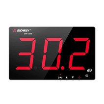 벽걸이 데시벨 측정기 LED 전광판 소음 계측기 소리, 상세이페이지 참고, 업그레이드형 9.6인치 그린 라이트