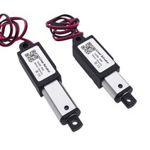 엑츄에이터 액추에이터 직교로봇 모터 12V 마이크로 선형 액추에이터 모터 직선 10/15/20mm 스트로크 원격, 02 60N_01 10mm stroke