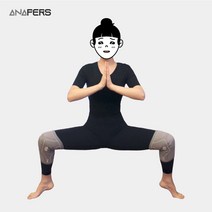 아나퍼스 무릎보호대 프리미엄 토르마린 온열 발열 압박 헬스 농구 테니스 러닝 달리기 스쿼트 등산용 무릎아대, 1개