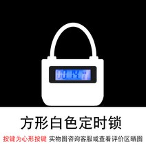 금욕상자 타이머 시간관리 자물쇠 금고 스마트폰 잠금 입시 수험생 스마트폰중독 해결, 흰색타임락
