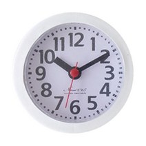 레트로 욕실방수시계, 화이트