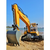 포크레인 알씨카 집게차 굴삭기 합금 고급 성인용, 볼보 순정구조 17 채널 3 헤드 부품수집