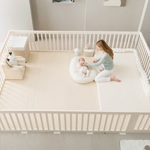꿈비 323x230 양면이중코팅 자이언트 하이가드 베이비룸 세트 (양면매트+가드 16p)
