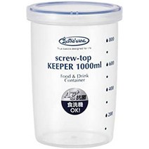 이와사키 공업 항균 스크류 톱 키퍼 1500m 심형 b-2276kn, 1000ml 깊은