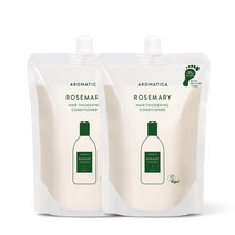 다다익선 최대 5할인 아로마티카 1+1 로즈마리 헤어 씨크닝 컨디셔너 리필 500ml