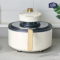 묘한 모던 대용량 투명 글라스 에어프라이어 오븐 5L