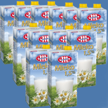 믈레코비타 우유 저지방 1L 12개