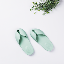 [슬림퍼] 욕실문에 걸리지않는 낮은 욕실화 슬림퍼(세이지그린)