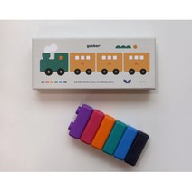 구버 구버크레용 점보블록(NEW)(손에 안묻는 첫 선물 유아 돌아기 색연필 크레파스), 1개, 1개