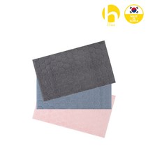 HUA 스마일발매트 30수 최고급면 350g 국산 욕실주방 고급 발매트, 러블리 핑크