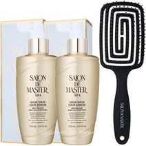 살롱드 마스터 쓕쓕 헤어세럼 150mlx2개+브러쉬(블랙)
