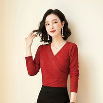 [흔훤국제] 2022 봄여름 긴팔 레깅스 여고탄 반짝이 브이넥 조거 슬림핏 레깅스 아우터