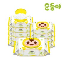 생분해물티슈 그린에디션 봄 캡형 80매 10팩/cRaC-01