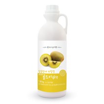 [엔칸토] 골드키위청 1.8kg 카페 신메뉴 수제청 과일청에이드 스무디베이스 농축원액시럽