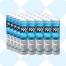 외장용실리콘 흑색 25개 1박스 외부용 다우실792