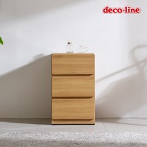 데코라인 끌라 400 3단 서랍장, 아카시아화이트