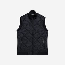 제이린드버그 퀼트 하이브리드 베스트 블랙 J.Lindeberg Quilt Hybrid Vest Black