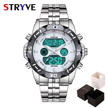 다이버워치 잠수 다이빙 스쿠버 방수 메탈 브랜드 남성 아날로그 디지털 패션 스포츠 석영 남성 군사 스테인레스 남성 손목