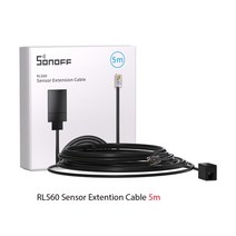 SONOFF-TH 엘리트 센서 와이파이 스마트 스위치 온도 및 감지기 모니터 원격 제어 구글 홈 알렉사로, CHINA, 07 Extension cableRL560