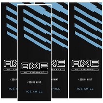 AXE Aftershave Cooling Mint Ice Chill 액스 애프터쉐이브 쿨링 민트 아이스 칠 스킨 100ml 4팩