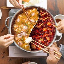 특대 반반냄비(34cm) 단품/ 두가지요리 훠궈 마라탕 나눔냄비 온가족요리, 단일사이즈, 1개