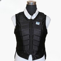 승마 조끼 승마복 낙상 보호복 공용 베스트 충격흡수, 블랙 S, 1개