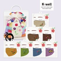 [예원콜렉션] 항균력 99.9% 빨아쓰는 귀편한 숨쉬기편한 항균 새부리형 꽃 나비 호랑이 체크 프린팅마스크 설 추석 명절 선물세트 기획전 B