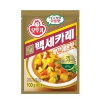 오뚜기 백세 카레 약간매운맛, 60g, 30개