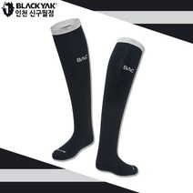 블랙야크 여성 니삭스 롱삭스 긴양말 기능성 골프 스포츠 등산양말 우먼알파인오버니삭스, BLACK, 024, 1개