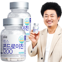 콘드로이친 1200 식약처 인증 HACCP 알레 윤택 90정, 2통