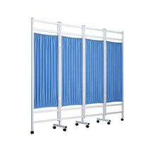 병원 접이식 파티션 요양원 병풍 이동식칸막이 3-4칸, 옐로우 3칸