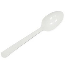 투고팩 위생 개별 포장 백색 일회용 숟가락, 10개입, 20개