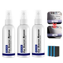 자동차 광택복원제100ML(1+1+1)자동차 도장면 스크래치 리무빙 스프레이 차량용 흠집 제거자동차 광택복원제, 100ML(1+1)