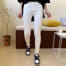 코지 여자 봄 가을 코디쉬운 여행룩 깔끔한 밴딩 스키니진