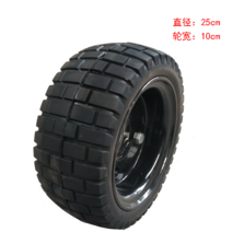 소형 트럭 농업용 타이어 운반차 바퀴 리어카 전동차, 400-8 헤링본 솔리드 타이어