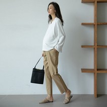 임산부니트바지 원피스 오피스 임부복 여성 배꼽 비즈니스 착용 임신 의류 사무실 공식 출산 바지 얇은 OL 탄성 허리 임신위한 옷