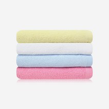 [10장] 송월타올 면100% 20수 얇은 수건 34cm*75cm 75g, 10장, 분홍