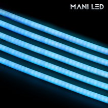 초슬림 실리콘 면발광 LED바 30/60cm - 자동차 아이라인 스마일등, 실리콘 면발광 LED바 60cm 04_스카이블루
