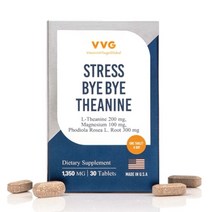 VV비타민마을 비타민마을 글로벌 스트레스 바이바이 L엘 테아닌 x 1박스 (1개월분), 상세페이지참조