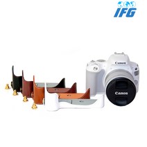 IFG 캐논 EOS 200D II 속사케이스 하프케이스, 브라운, 1개
