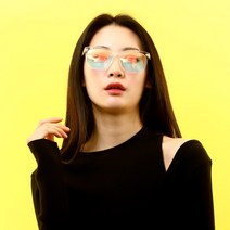 페니레인 남녀공용 IMPENUM C3 핑크렌즈 투명테 선글라스