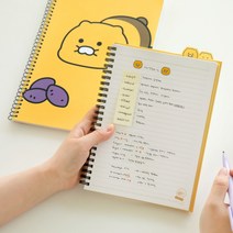 대학 줄공책 줄노트 인덱스 스프링 노트