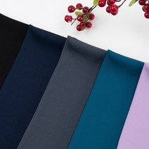 태백섬유 시보리원단 20수 폴리 립 시보리 다이마루 원단 5종, 블랙(S오오)
