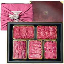 [미쓰하누]1++(9) 한우 선물세트 2.5kg 2kg 추석선물 투뿔 꽃등심 살치 꽃살 안심, 구이모듬 2kg, 일반배송(1시이전주문건당일발송)