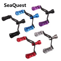 SeaQuest 스피닝릴 튜닝핸들 더블핸들 다이와 시마노 호환 K0138, 블랙