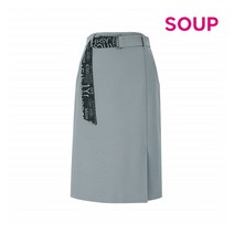 [숲(SOUP)] 슬릿 벨티드 스커트(SW2SR80)