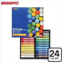 문교 오일파스텔 24색 미술 일반형 oil 파스텔