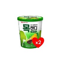 롯데 목캔디 허브 122g 2개 심심풀이 사무실간식 탕비실사탕 유아간식 군것질 졸음방지, 1개