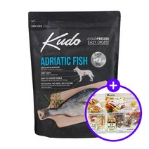 쿠도 콜드프레스 LID 자연산 생선 그레인프리 독 소화가 잘되는 강아지 사료 시니어 라이트 3kg [300g 간식 2개 사은품 증정]